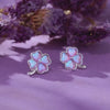 Lucky Four Leaf Clover Stud Earrings