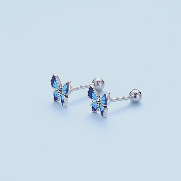 Elegant Butterfly Stud Earrings