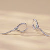 Lovely Black Cat Ear Buckles Hoop Earrings