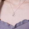 Cat Moon Cute Animal Pendant Necklaces