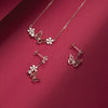Butterfly and Flower Choker Necklace Korean Style