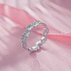 Green Four-Leaf Clover Ring