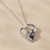 Baby Panda Crystal Silver Necklace