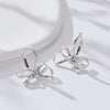 Simple Bow Ear Buckles Classic Drop Earrings