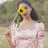 Gold Color Lucky Sunflower Pendant Necklace