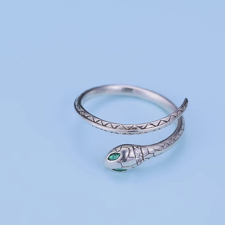 Silver Vintage Open Size Finger Ring