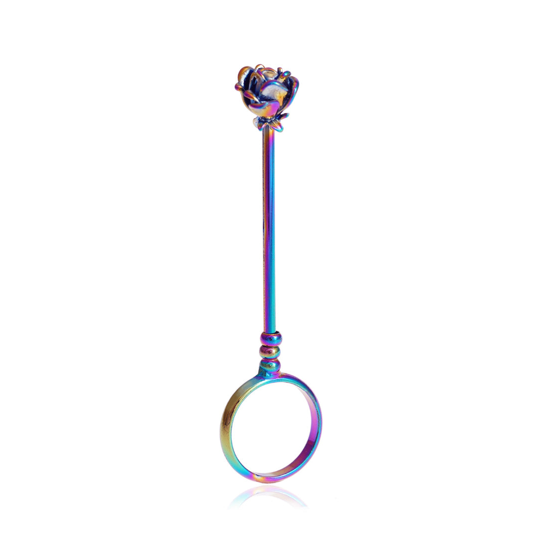 Rainbow Smoke Holder Ring