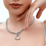 Vintage Toggle Clasp Heart Jewelry Set